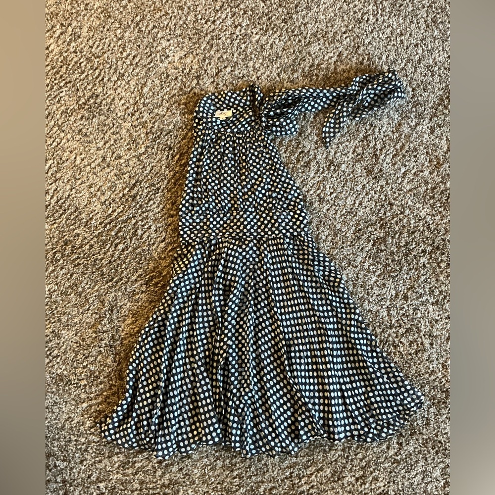 NWT $395 MILLY Of New York 100% silk polka dot DRESS Nordstrom 6 CHURCH EASTER